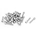 0.8mm Pitch M5x30mm Socket Cap Screws Hexagon Head Key Bolts 30 Pcs