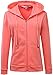 Mrignt Women's Fleece Sport Sweatshirt Outside Hooded(Coral,US M)