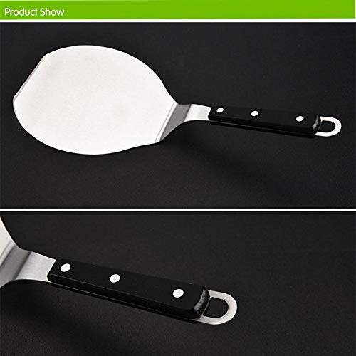 Stainless Steel Oven and Pizza Spatula Pizza Peel Baking Shovel Paddle Cake Lifter Transfer Tray For Pizza, Bread, Cake, Pie Barbecues14.37in × 6.50in