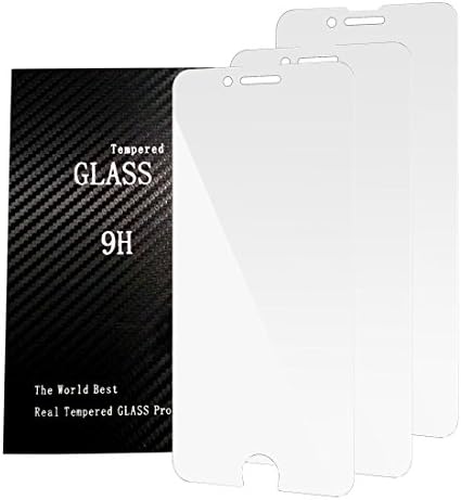 iPhone 7 Screen Protector, FWX 3-Pack [3D Touch Compatible] (9H Glass) Glass Screen Protector 0.2mm Screen Case Protection, Touch Accurate Fit, Premium Tempered Glass for iphone 7 (Transparent)