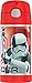 THERMOS FUNTAINER 12 Ounce Stainless Steel Vacuum Insulated Kids Straw Bottle, Star Wars Episode 8 - Executioner