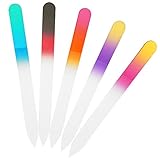 Bona Fide Beauty Genuine Czech Crystal Glass Nail Files - Gentle Nail Care - Designed for Regular Use - File in Any Direction