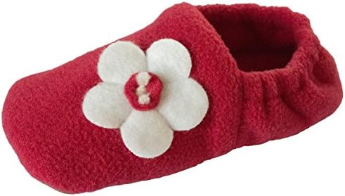 BePe Baby Toddler and Little Kids No Slip House Slipper Shoes - Apple Blossom - Size 6