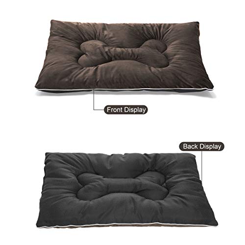 JOEJOY Dog Bed Crate Mat 30''/36''/42'' Anti-Slip Kennel Pad Washable Dog Cozy Mattress for Medium Large Dogs (42-Inch) - Thumbnail 3