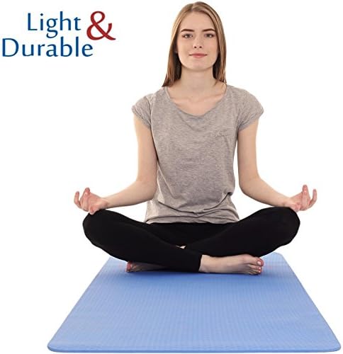 NORESTsport Yoga Mat 1/4(6mm) Printed Eco-Friendly Design Training Mat - Best Use For Men and Women - Pilates Mat - Fitness Mat - Workout Mat - Exercise Mat With Strap &amp; Travel Bag - Premium Quality