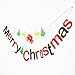 Cxy DIY Merry Christmas Banners Bunting Garlands for Holiday Party Decoration, Christmas Home Decor.