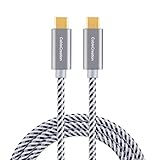 CableCreation Braided USB 2.0 Type C to Type C Data Charging Cable, CM-CM/ 6.6FT - Space Gray