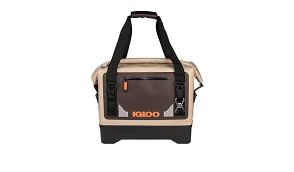 Igloo Welded Sportsmans Duffel Bag - Tan, Black, Orange Bolsa ...