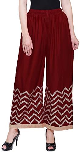 DAMEN MODE Women's Rayon Flared Bottom