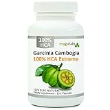 100% HCA Pure Garcinia Cambogia EXTREME - Highest Potency ANYWHERE - 120 Caps - 1-2 Month Supply of Fast Action Diet Pills: Fat Burner, Carb Blocker + Appetite Suppressant for Weight Loss by MagixLabs