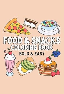 Livro Sabores para Colorir: Comidas e Lanches Deliciosos