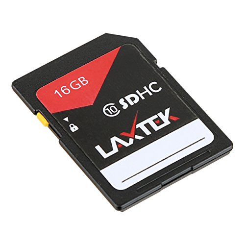 LAXTEK 16GB Ultra Class 10 SDHC UHS-I Ultra HD 4K Video High Performance SD Card