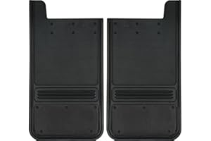 Gatorback Mud Flaps Without Plating - 2-Pc Rear Set - 12" X 23"