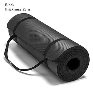 Anyutai 20MM Extra Thicken Exercise Mat,183 x 61cm Long Yoga Mats,Non-Slip Training Pad with Carry Strap, Workout Mat for Men and Women Yoga Pilates Meditation Aerobics Gym Fitness