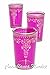 Moroccan Tea Glasses Morjana Pink (Set of 6)