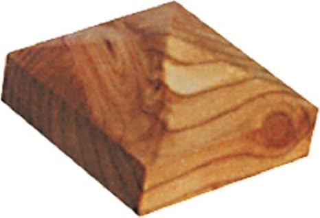 1 Stk. PREMIUM Pfostenkappe aus Lärchenholz, Pyramide 140 x 140 mm für Pfosten bis 12x12 cm, Kappe, Pfostenabdeckung, Pfosten