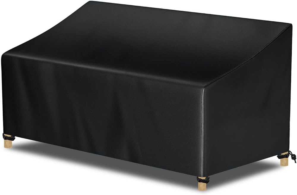 AWNIC 2 Seater Outdoor Sofa Cover 420D Waterproof 160x85x61/71cm