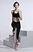 Queenie Ke Women's Yoga Bra Light Support Cross Back Wirefree Pad Soft Size XL Color Black Across