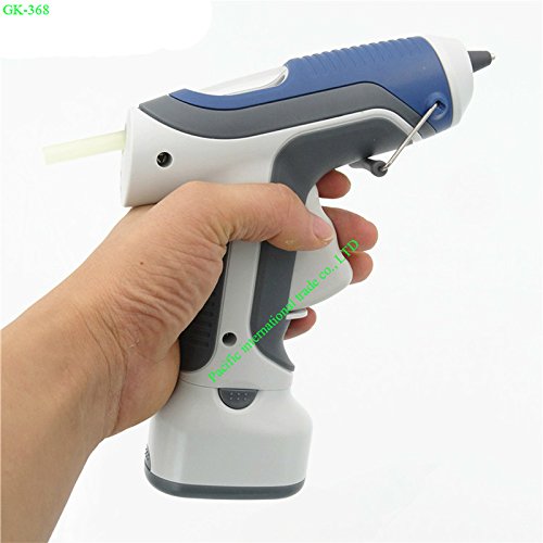 6V Battery Type Hot Glue Gun Gk-368 Wireless Hot Melt Glue Gun Battery Operated Glue Gun With 10Pc Glue Stick 1-