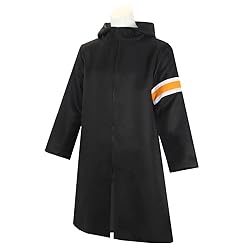 GWOKDAN Anime Cosplay Costume Black Robe Cape