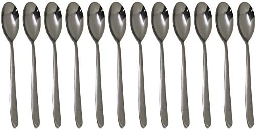 Bhalaria Stainless Steel Hong Kong Dessert Soup Spoon Set 17.2cm - (Set of 12 Pieces)