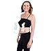 Simple Wishes Supermom Hands Free Pumping Bra Extended Fit, 2X-Large to Plus, Jet Black