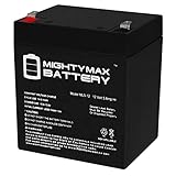 ML5-12 - 12V 5AH Chamberlain 41A6357-1 Garage Door Opener Battery - Mighty Max Battery brand product