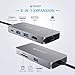 VANKYO USB C Hub, 8-in-1 USB C Adapter with 1Gbps Ethernet Port, 4K USB C to HDMI, 3 USB 3.0 Ports, SD/TF Card Reader and PD 2.0 Charging Port for MacBook Pro, ChromeBook, Samsung S9 with Mini Type C
