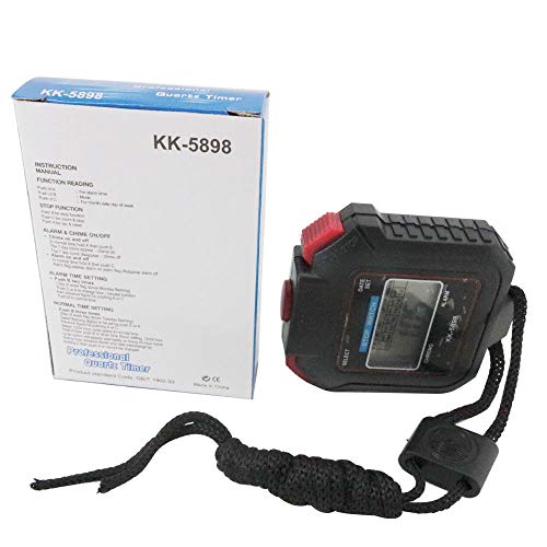 Graigar KK-5898 Digital Handheld Mini Pocket Stop Watch Stopwatch Timer Sport Alarm