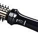 Professional Hair Curler, Straightener and Brush 3 in 1 Hair Styling Tool,Auto Shut Off,Digital LED Display,Key Lock,Smart Dual Voltage, Black