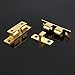 Alise Double Roller Catch Cabinet Latches,Adjustable Double Ball Tension Roller Catch Latch Brass Cabinet Door Latch,47mm Solid Brass Cabinet Latches and Catches,4 Pcs