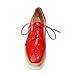Latasa Women's Handmade Fashion Lace-up Platform Shoes, Wedge Shoes, Oxfords Shoes
