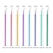 QUEWEL 500 Pcs Disposable Micro Applicator Brush for Makeup Beauty Dental Brush for Oral 8 Colors 3 Size(2.5mm,2mm,1.5mm) (Dark purple,1.5mm)