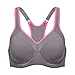 SYROKAN Women's Full Support High Impact Racerback Lightly Lined Underwire Sports Bra Multicoloured #2 38D