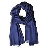 LO SHOKIM Women Solid Color Lightweight Sunscreen Scarves Shawls