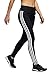 adidas Womens 3 Stripe Active Tights (M, Black/White)