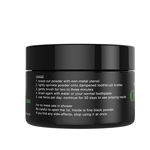 image for OniSavings Activated Charcoal Teeth Whitening Powder[BRIGHTENS TEETH] 