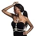 Holylove Body Chains Crystal Women Novelty Jewelry Necklace 1 PC with Gift Box-HLBN77 Crystal