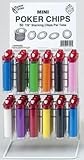 Blue Mini Poker Chip 7/8in Tube of 50ea