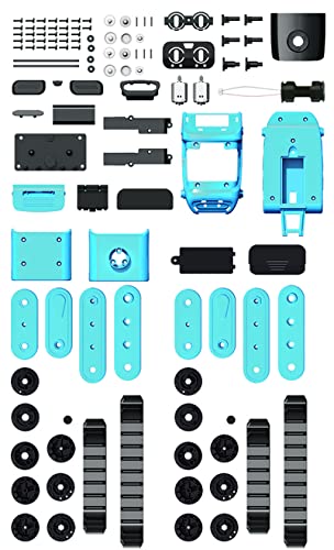 OWI Inc RE/CO Wireless Remote-Controlled Robot Kit | Tank-Like Tracks Allow Off-Road Fun | Ride Over Multiple Terrains | Access Different Play Modes | 106 Piece Do-It-Yourself Assembly