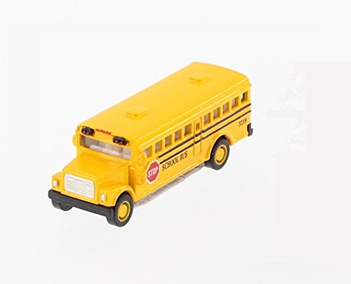 toylandbay School Bus Yellow Blue Bird Blue Bird Diecast 1:150 Scale New N Scale