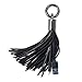 Lightning USB Leather Tassel Key Chain iPhone Charger, Compatible Cable with 7-Inch 2.4 Amp ChargeSync Cable for iPhone, iPad (Black)