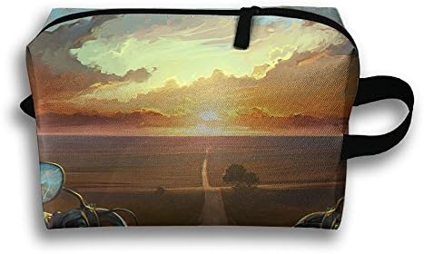 Motorcycles Unisex 3d Digital Printed Multi-Functional Storage Bag Pencil Case Zippers Makeup Bag Case Pencil Pen Stationery Pouch Bag Use In School Office Travel Business Trip