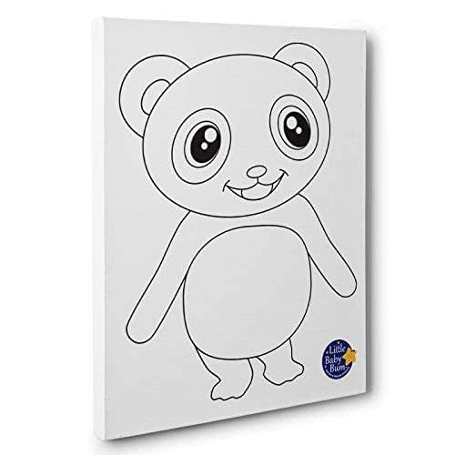 Amazon Com Little Baby Bum Panda Kids Room Coloring Canvas