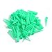 TOOGOO(R) Plastic/Stainless Steel Industrial Dispensing Needle Tip, 18 Gauge, 0.84mm Opening Size, Green (Pack of 100)