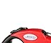 Bennies World Tangle-Free, 16 ft Retractable Dog Leash, Heavy-Duty Reflective Nylon Lead with Anti-Slip Handle, Break & Lock Button, Waste Dispenser and Bags Included
