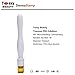 Toexy Beauty 40-Pin Titanium Facial Body Skin Care Massage Stamp Pen Beauty Tool (1.0MM)