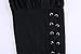 Meilidress Men's Ankle Banded Pants Medieval Viking Navigator Trousers Renaissance Pants Black