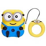 Mulafnxal Compatible with Airpods 1&2 Case,Cute Funny Cartoon Character Silicone Airpod Cover,Kawaii Fun Cool Design Skin,Fashion Animal Designer Cases for Girls Kids Teens Boys Air pods(3D Two Eye)