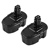 DC9099 Replacement for Dewalt 18V XRP Battery DC9096 DC9098 DE9096 DE9098 DW9096 DW9099 2.0Ah for Dewalt 18 Volt Batteries -2packs